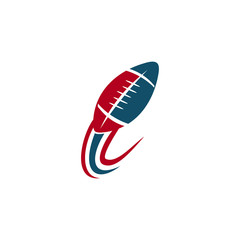 American Football Sport Logo Template Design Emblem