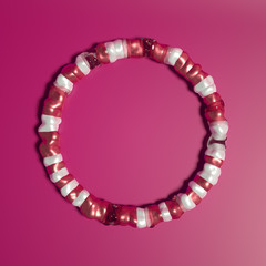 Obraz premium Abstract background with beautiful stones. 3d illustration, 3d rendering.