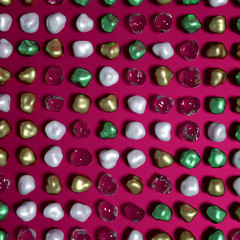 Abstract background with beautiful stones. 3d illustration, 3d rendering.