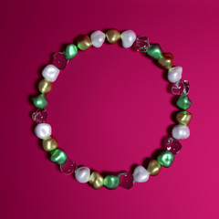 Abstract background with beautiful stones. 3d illustration, 3d rendering.