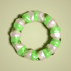 Obraz premium Abstract background with beautiful stones. 3d illustration, 3d rendering.