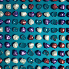 Abstract background with beautiful stones. 3d illustration, 3d rendering.