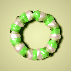 Obraz premium Abstract background with beautiful stones. 3d illustration, 3d rendering.