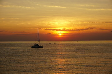 Fototapeta premium Sunrise Amed Bali