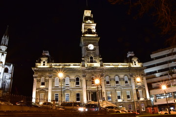 Fototapeta premium Night view of Dunedin, New Zealand