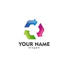 Colorful Recycle Logo Inspirations