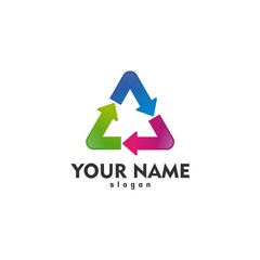 Colorful Recycle Logo Inspirations