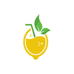 Set of lemon fruit logo vector template icon illustration design 