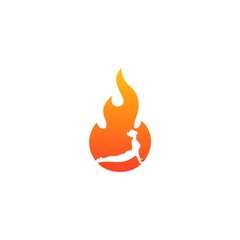Fire Yoga Club Logo Inspirations