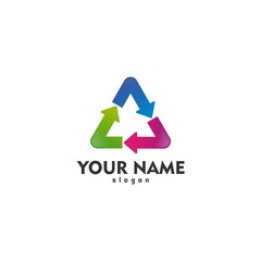 Three Arrow Recycle Logo Triangle