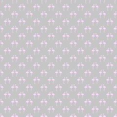Seamless dotted wallpaper with flamingos. Hand drawn abstract birds. Print for polygraphy, shirts and textiles. Colored texture. Pattern for your design