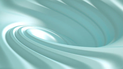 Beautiful turquoise paint splash. 3d illustration, 3d rendering.