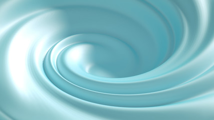 Beautiful turquoise paint splash. 3d illustration, 3d rendering.