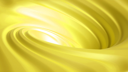 Beautiful yellow paint splash. 3d illustration, 3d rendering.