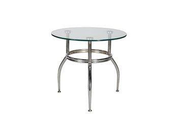 Modern glass three legs table