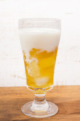 台湾で流行のチーズティー　Taiwanese trendy drink cheese tea