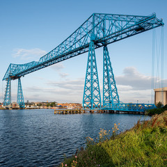 Early morning at the Middlesborough Transporter Bridge