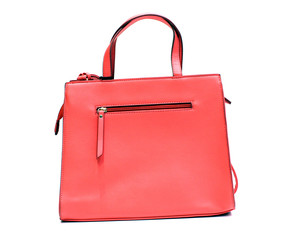 beautiful hand purse isolated on white background