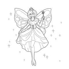 Cute fairy girl