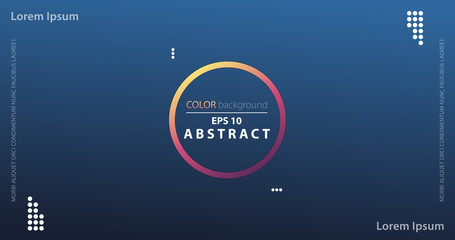 Obraz premium Vector abstract background texture Sale banner template design, bright poster. Big sale special offer. banner blue gradient background, white, yellow, pink and orange circle and shapes.