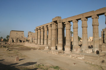 Ancient Egyptian Temple Complex at Luxor, Egypt