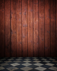 dark empty interior room. may used as background.