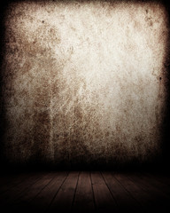 dark empty interior room. may used as background.