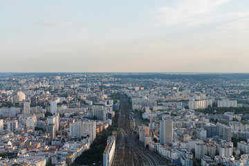 Fototapeta na wymiar Railway Station in Paris, Gare Vaugirard