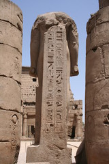 Ancient Egyptian hieroglyphs at obelisk, luxor temple