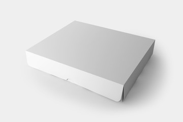 3d illustrator Cardboard pizza box for your design