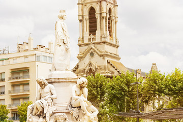 Monument and Church of Sainte Perpetue in Nimes