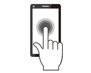 指　クリック　手　ハンド　ハンドサイン　アイコン　人差し指 スマホ