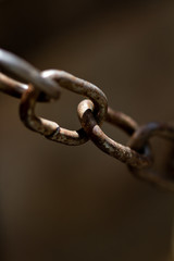 old rusty chain