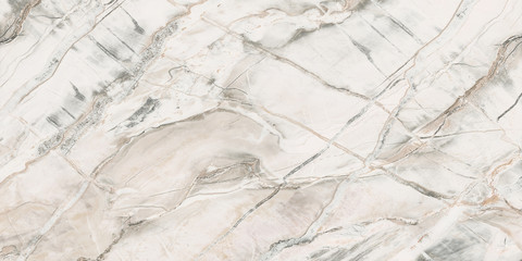 White marble texture background with grey tone curly veins, Glossy marble for interior-exterior...