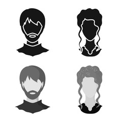 Vector design of professional and photo icon. Collection of professional and profile vector icon for stock.