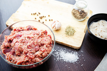 Making homemade sausage