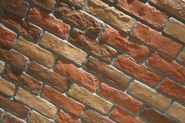 Brick style tile wall spotlight