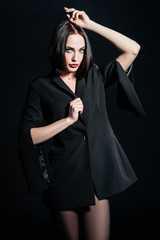 black stylish blazer