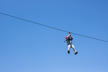 zip line extreme rides