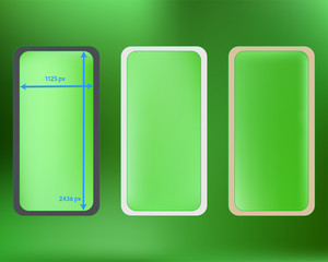 Mesh, lime colored phone backgrounds kit.