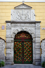 vieille porte dans Tallinn, Estonie
