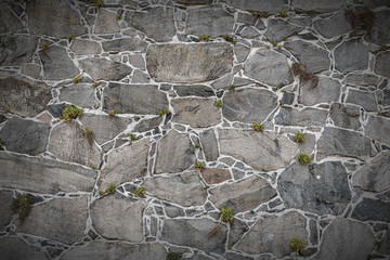 Grungy Boulder Wall