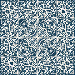 decorative tiles in retro style