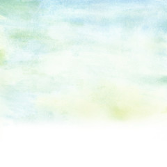 水彩　青緑　背景
