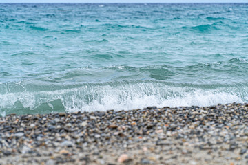Rodia Beach in Messina - View of the Aeolian islands in Messina