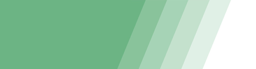 Grüner Banner mit Farbübergang aus Streifen