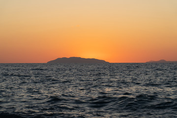 Rodia Beach in Messina - View of the Aeolian islands in Messina