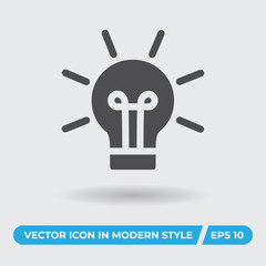 Idea vector icon, simple sign for web site and mobile app.