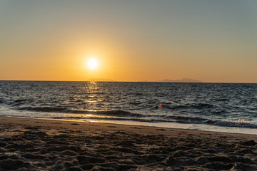 Rodia Beach in Messina - View of the Aeolian islands in Messina