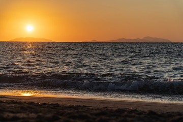 Rodia Beach in Messina - View of the Aeolian islands in Messina